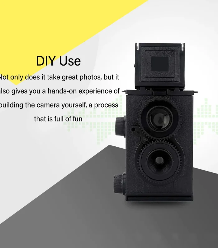 35MM Dual Lens Film Camera DIY Classic Retro Double Reflex Film Camera TLR Camera for 35MM 135 Film 35MM Film Camera Film Camera